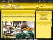 Tablet Screenshot of chambres-hotes-chez-therese.com